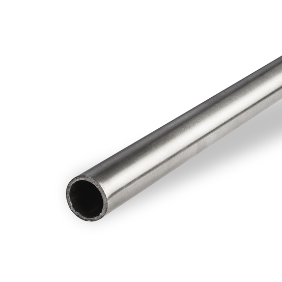 Stainless Line Pipe/Tube Round 304 Tig Welded Dull Polished Grit 240 Non-Annealed