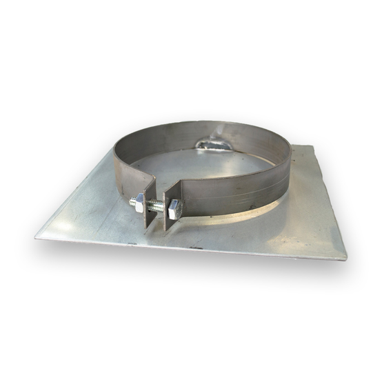 Mild Steel Base Plate Round Galvanized