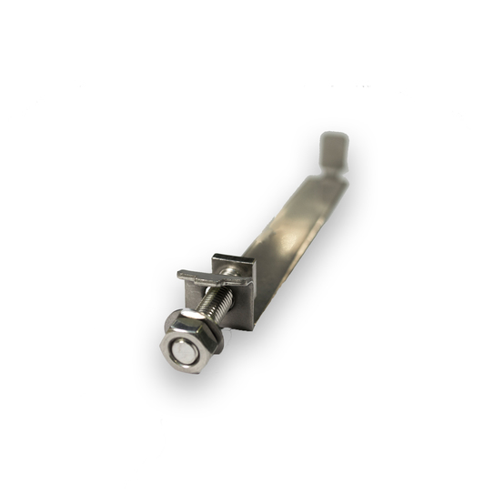 Stainless Steel Back to Back Clip, Mill Finish