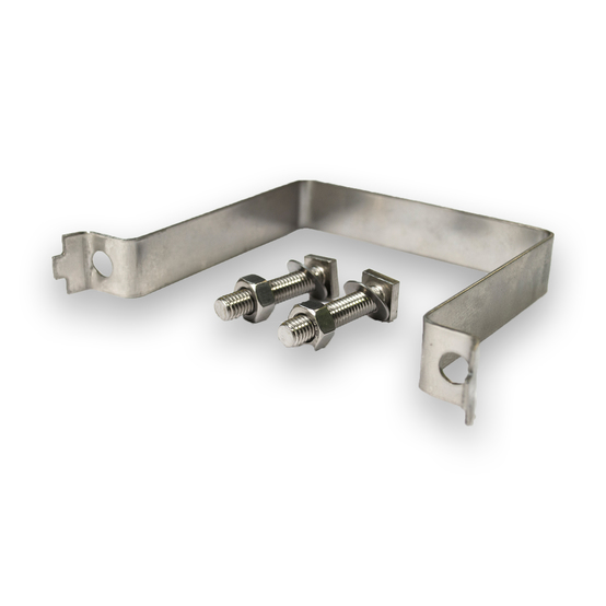 Stainless Steel Square Clip, Mill Finish